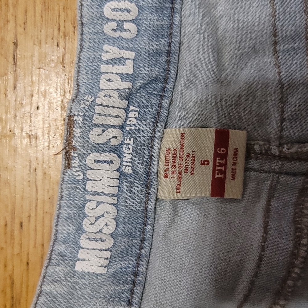 Massimo short jean shorts sz 5 - Picture 5 of 6